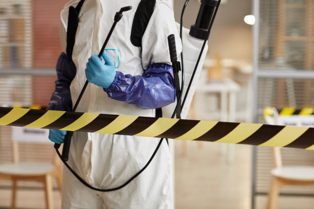 Professional Blood Cleanup technician working in Broadway, NC